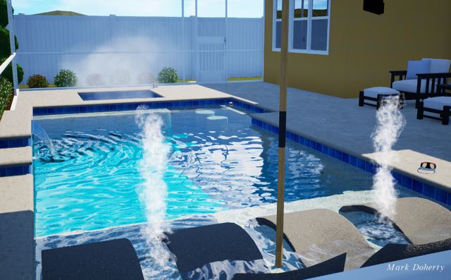 Project 6, pool design by day