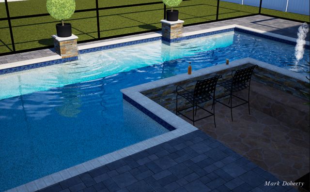 Project 7, pool design by day