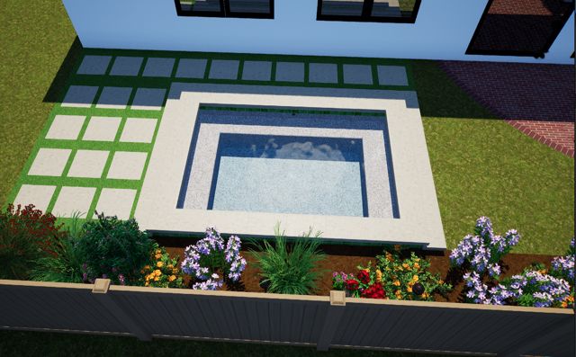 Project 9, pool design by day